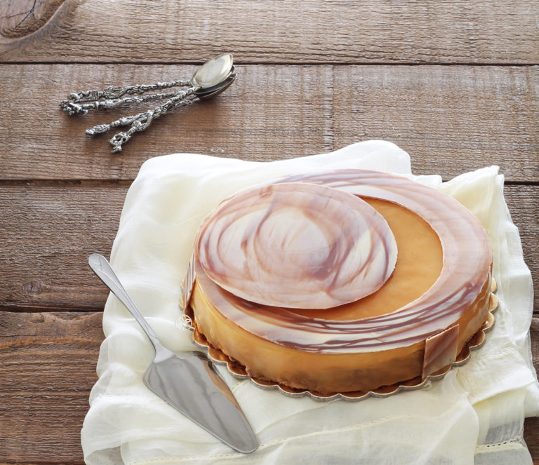 Torta vaniglia-caramello senza glutine - La Cassata Celiaca