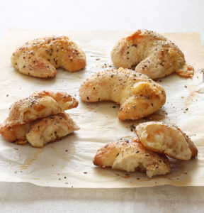 Croissants de pain au fromage sans gluten - La Cassata Celiaca