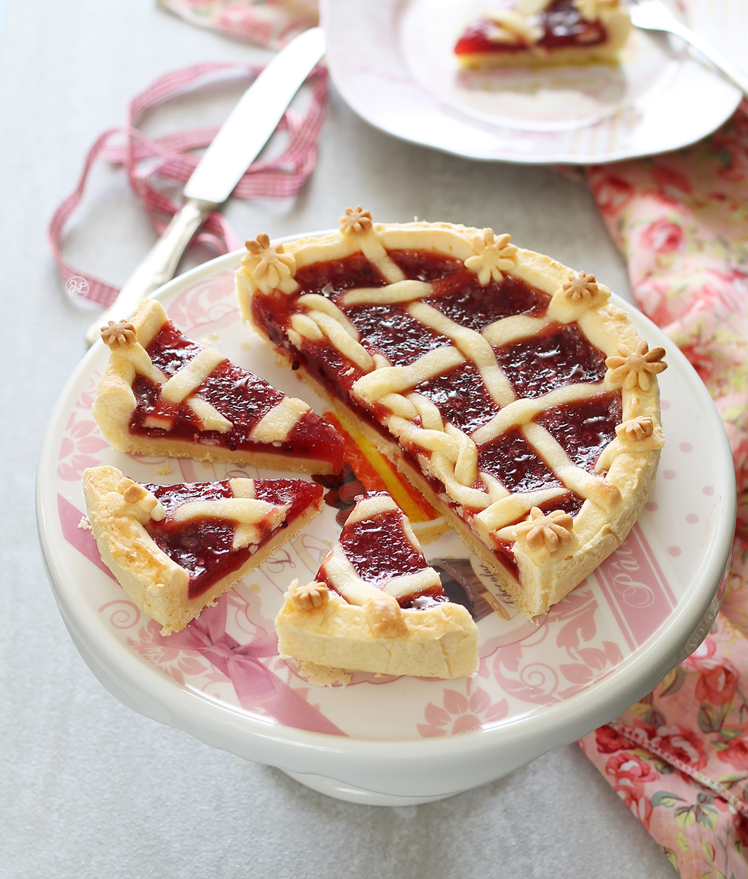 Tarte à la confiture de groseilles sans gluten - La Cassata Celiaca Tarte à la confiture de groseilles sans gluten - La Cassata Celiaca