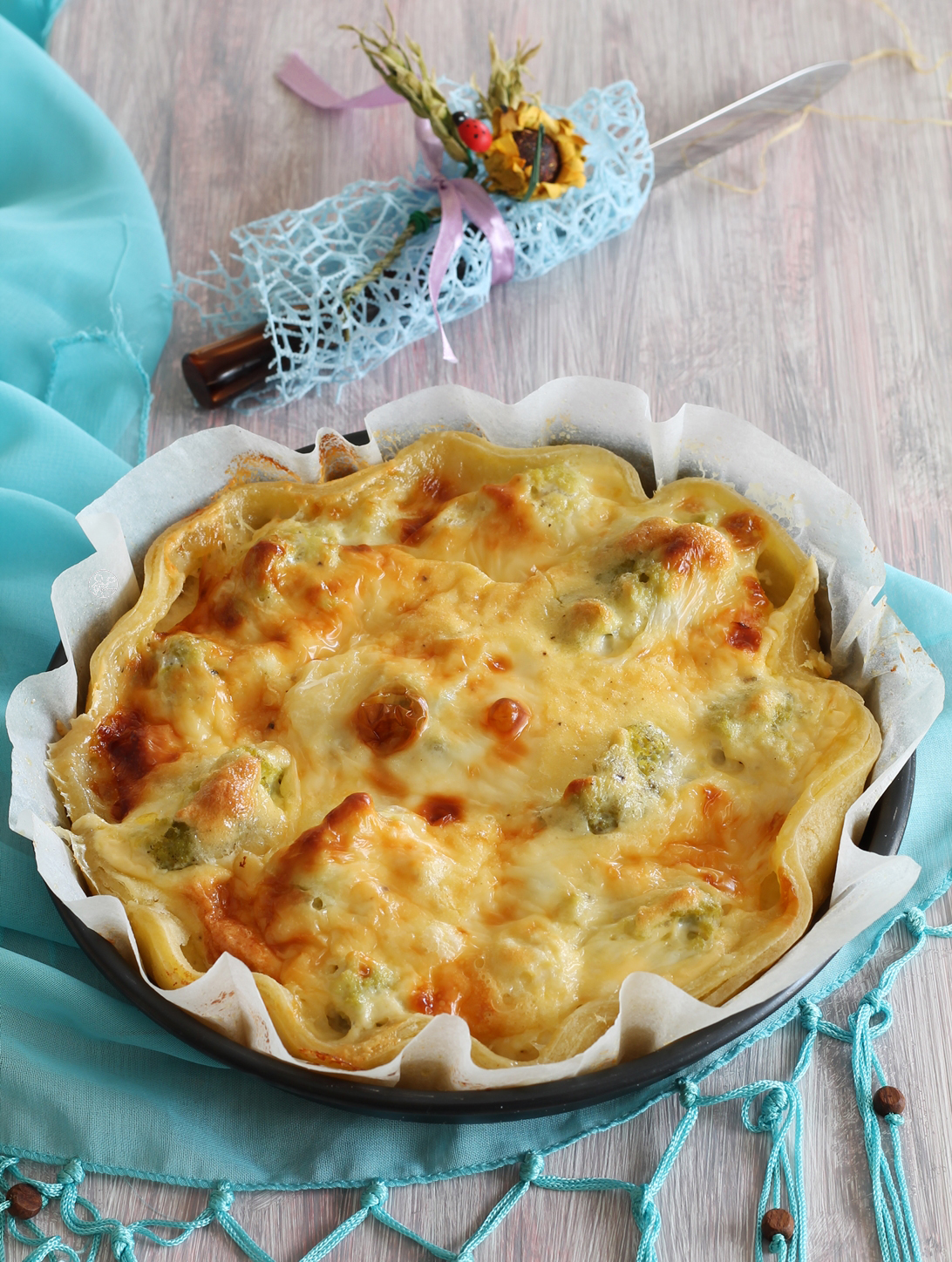 Quiche con cavolfiore senza glutine - La Cassata Celiaca Quiche con cavolfiore senza glutine - La Cassata Celiaca