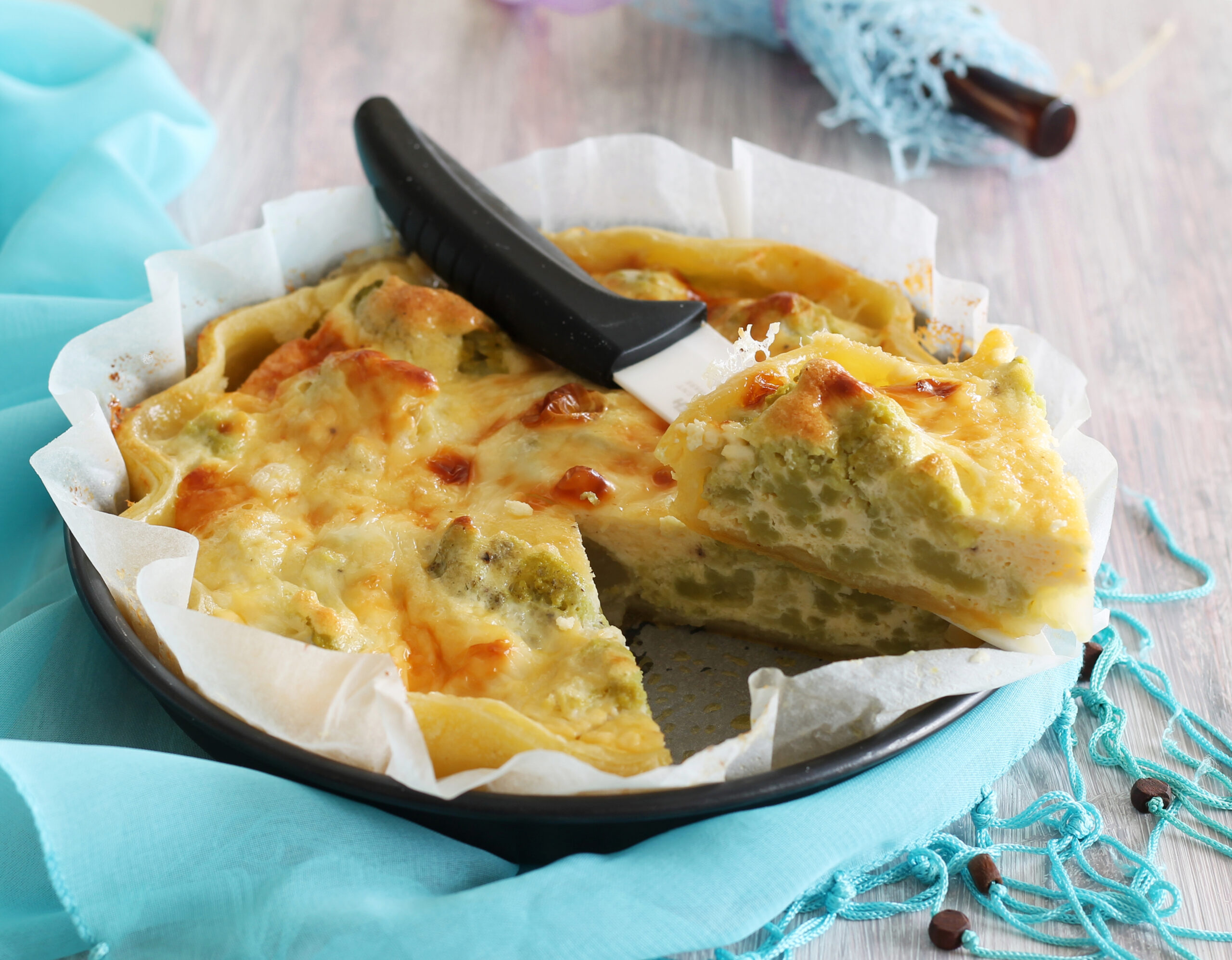 Quiche avec chou-fleur sans gluten - La Cassata Celiaca Quiche avec chou-fleur sans gluten - La Cassata Celiaca