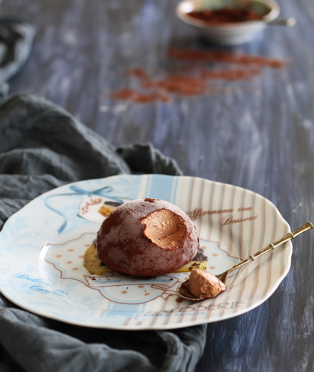 Semifreddo ciocco-gianduia senza glutine - La Cassata Celiaca