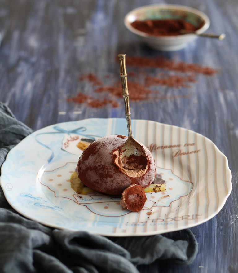Mousse glacée choco-gianduia sans gluten - La Cassata Celiaca
