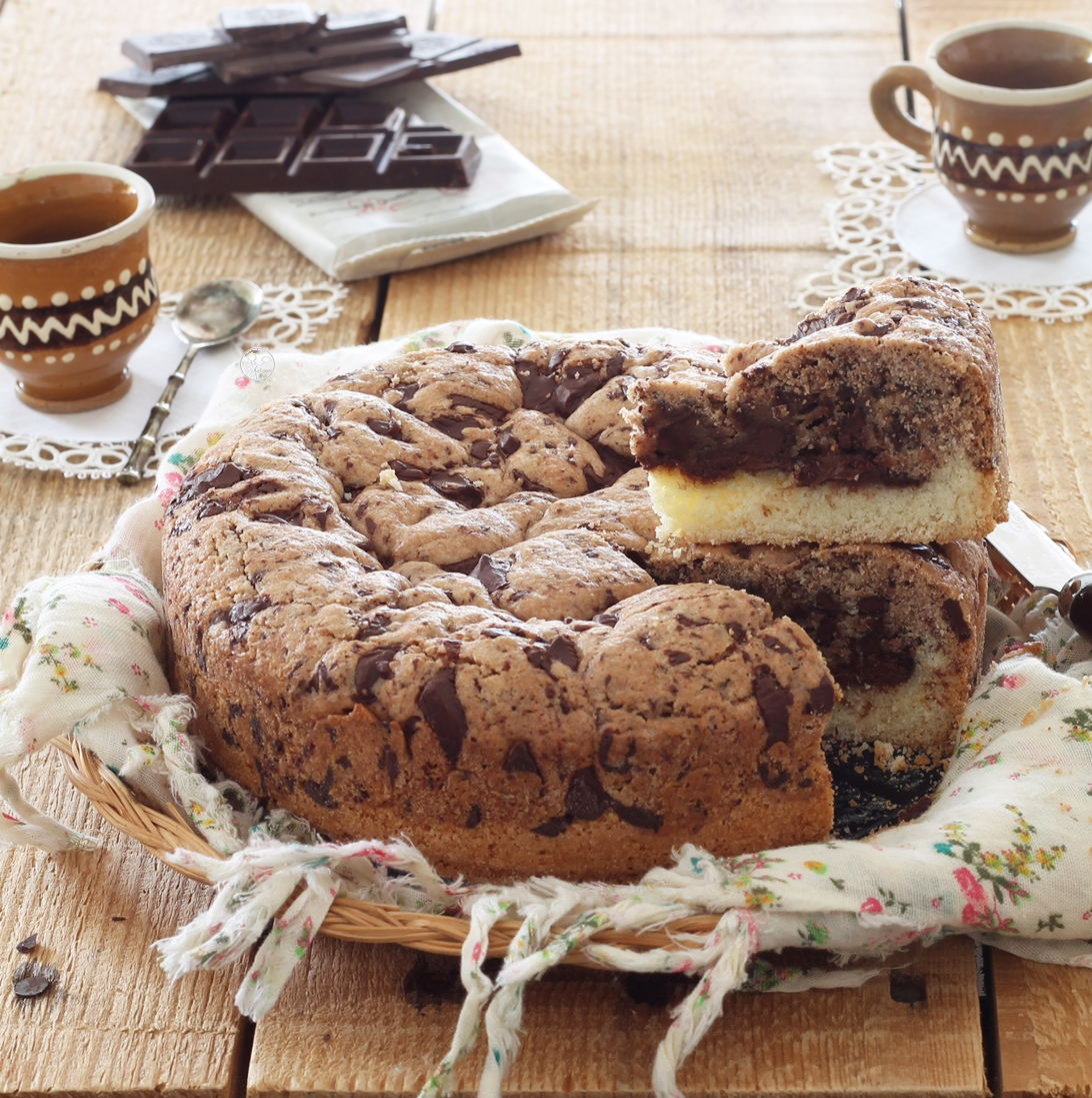 Cookie cake sans gluten - La Cassata Celiaca