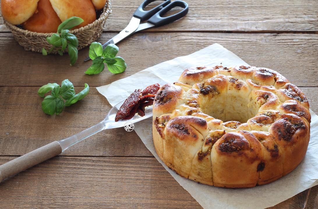 Brioche senza glutine con pesto e gorgonzola - La Cassata Celiaca