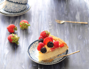 Tarte moelleuse sans gluten aux fruits - La Cassata Celiaca