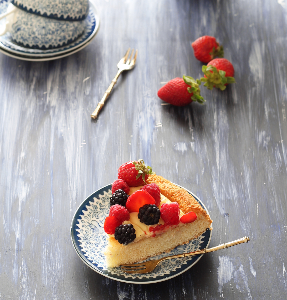 Tarte moelleuse sans gluten aux fruits - La Cassata Celiaca