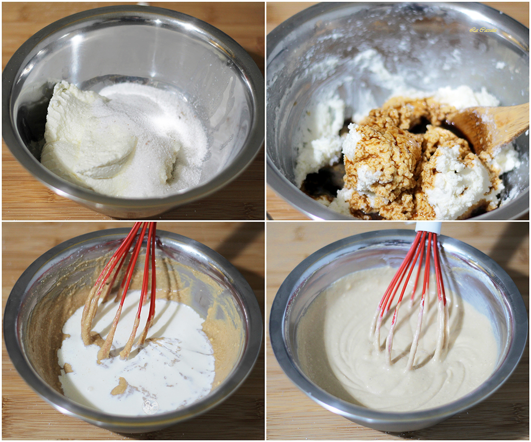 Crema di ricotta e caffè- La Cassata Celiaca Crema di ricotta e caffè- La Cassata Celiaca