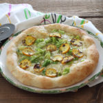 Pizza senza glutine con fave e zucchine - La Cassata Celiaca