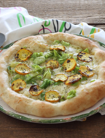 Pizza senza glutine con fave e zucchine - La Cassata Celiaca