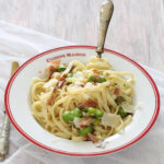 Tagliatelle senza glutine con fave e pancetta - La Cassata Celiaca