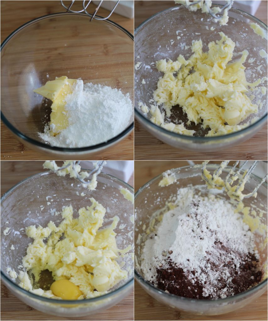 Preparazione della pasta frolla al cioccolato- La Cassata Celiaca