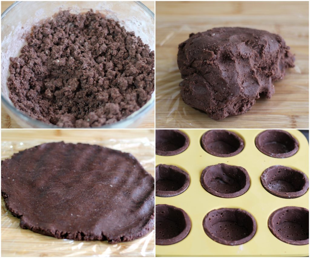Preparazione delle tartellette al cioccolato- La Cassata Celiaca