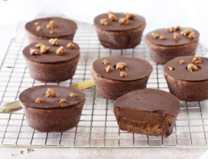 Tartelettes sans gluten au chocolat et noisettes - La Cassata Celiaca