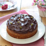 Torta senza glutine al pistacchio e cioccolato - La Cassata Celiaca