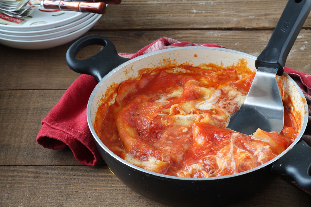 Lasagne senza glutine cotte in padella - La Cassata Celiaca