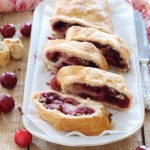 Strudel senza glutine con ciliegie - La Cassata Celiaca