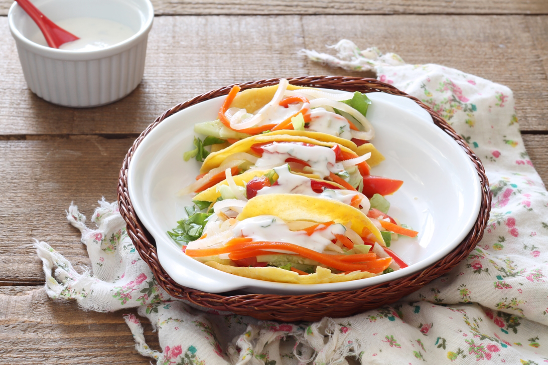 Tacos senza glutine vegetariani - La Cassata Celiaca Tacos senza glutine vegetariani - La Cassata Celiaca