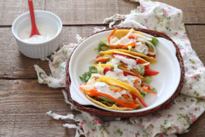 Tacos senza glutine vegetariani - La Cassata Celiaca