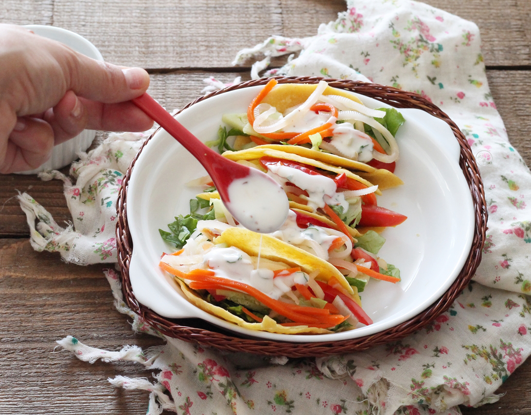 Tacos senza glutine vegetariani - La Cassata Celiaca Tacos senza glutine vegetariani - La Cassata Celiaca