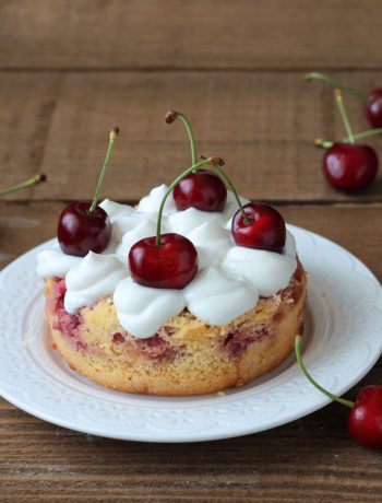 Gâteau moelleux sans gluten aux cerises - La Cassata Celiaca