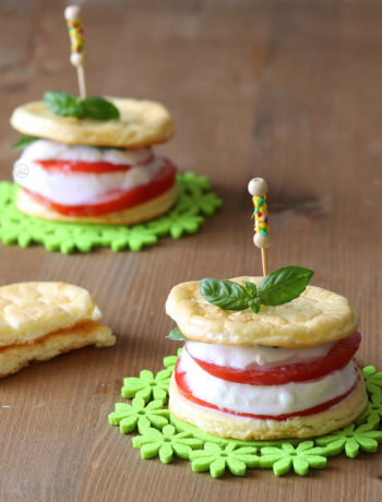 Cloud bread alla caprese senza glutine - La Cassata Celiaca