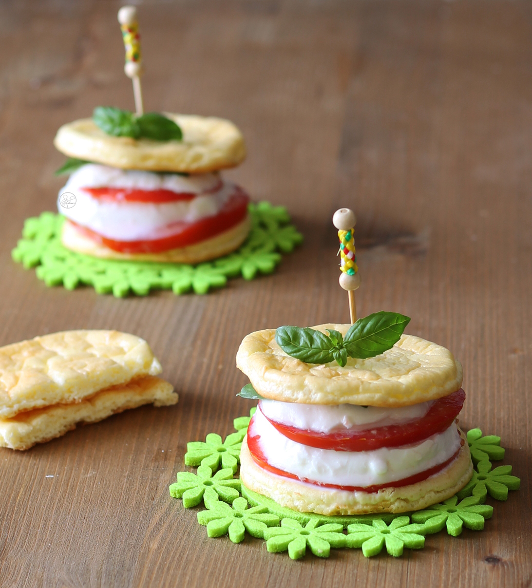 Cloud bread alla caprese senza glutine - La Cassata Celiaca