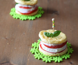 Cloud bread alla caprese senza glutine - La Cassata Celiaca