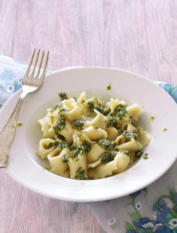 Tortellinis sans gluten avec pesto de persil et noix - La Cassata Celiaca