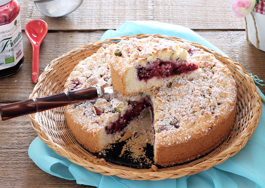 Tarte crumble sans gluten avec fruits de bois et framboises- La Cassata Celiaca Tarte crumble sans gluten avec fruits de bois et framboises- La Cassata Celiaca