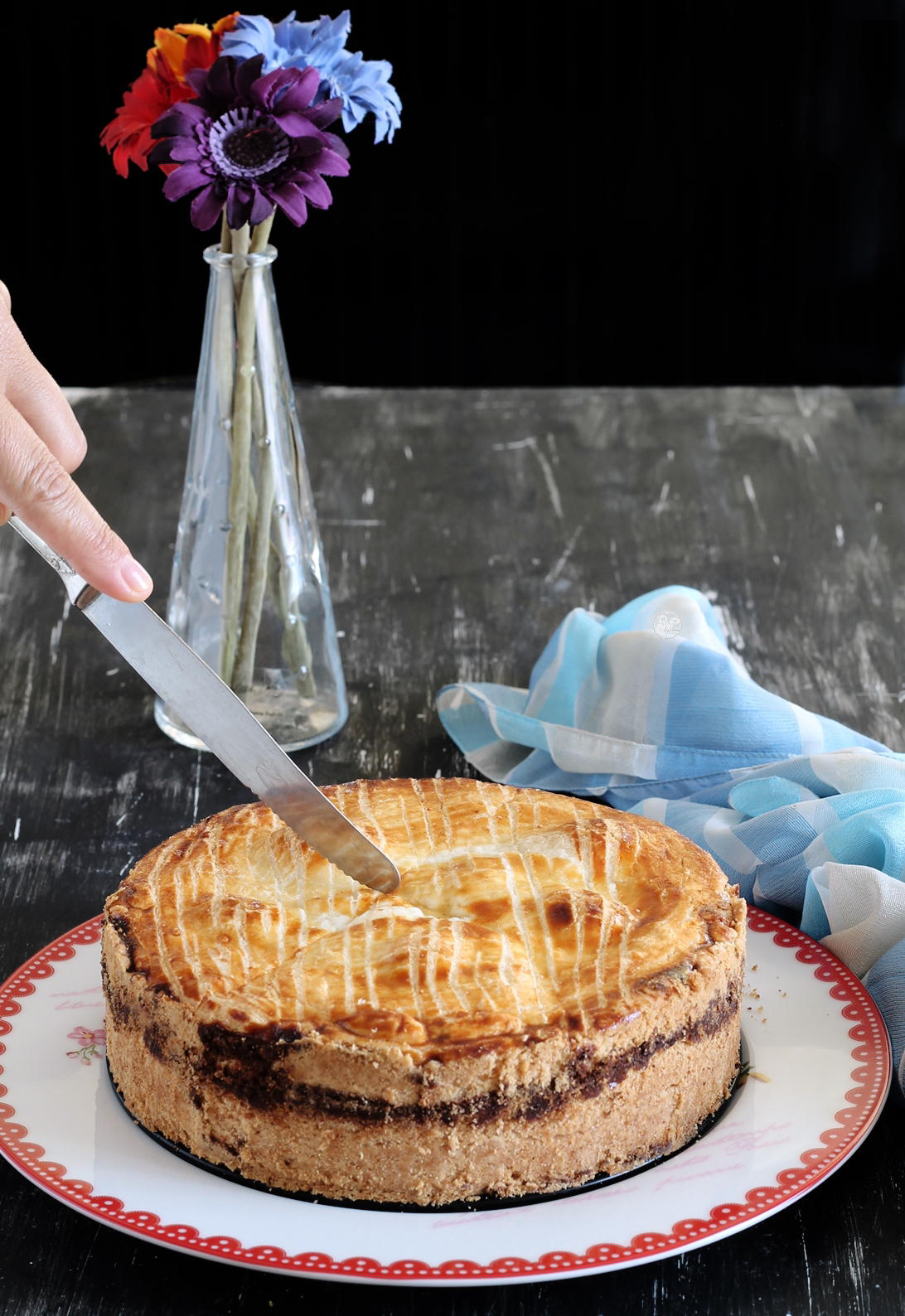 Crostata ripiena alle pesche senza glutine - La Cassata Celiaca