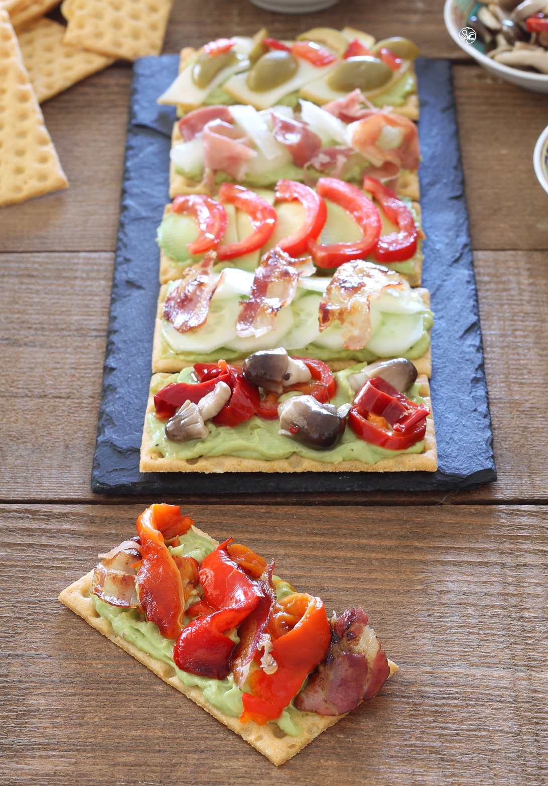 Fette croccanti senza glutine con crema di avocado - La Cassata Celiaca