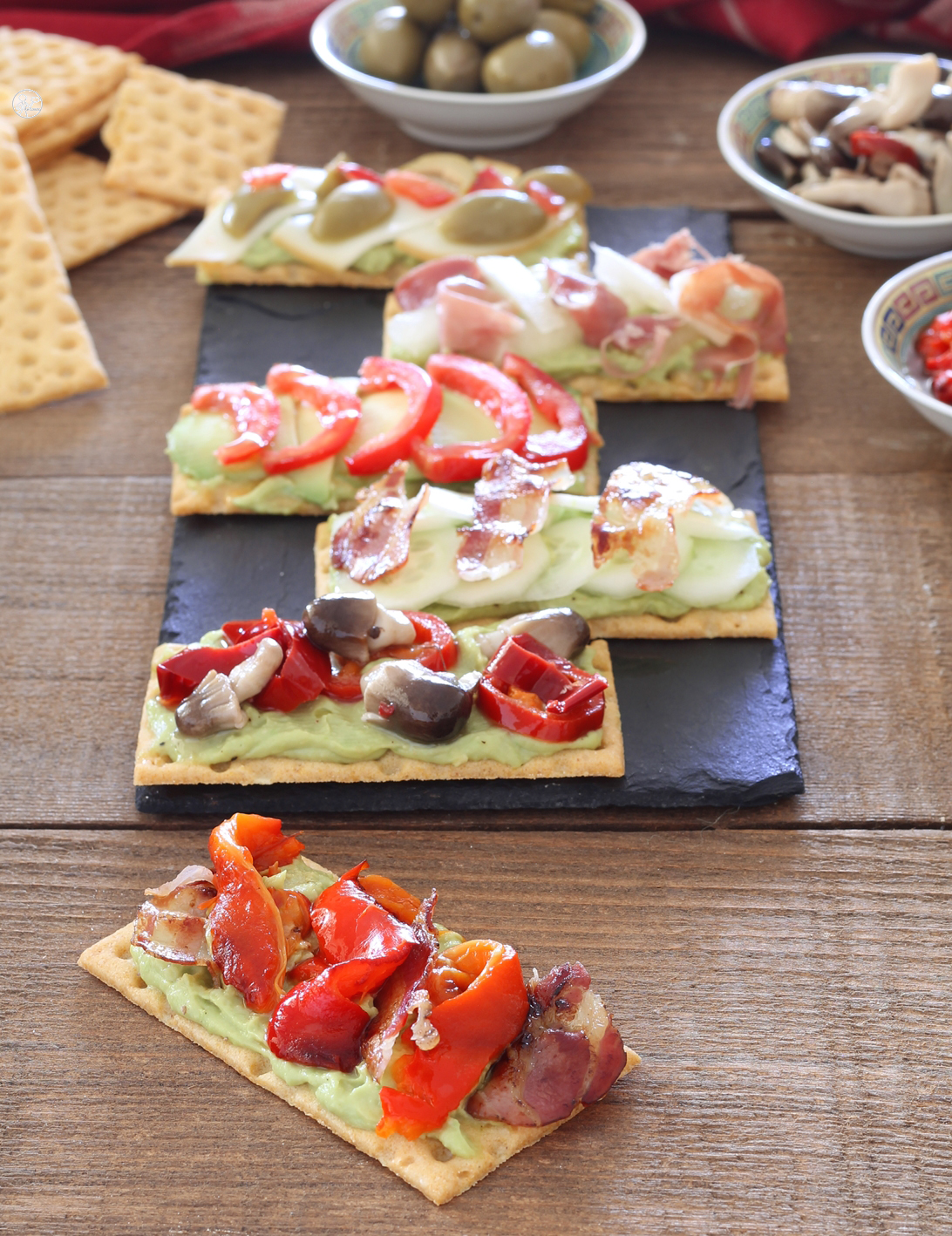 Fette croccanti senza glutine con crema di avocado - La Cassata Celiaca