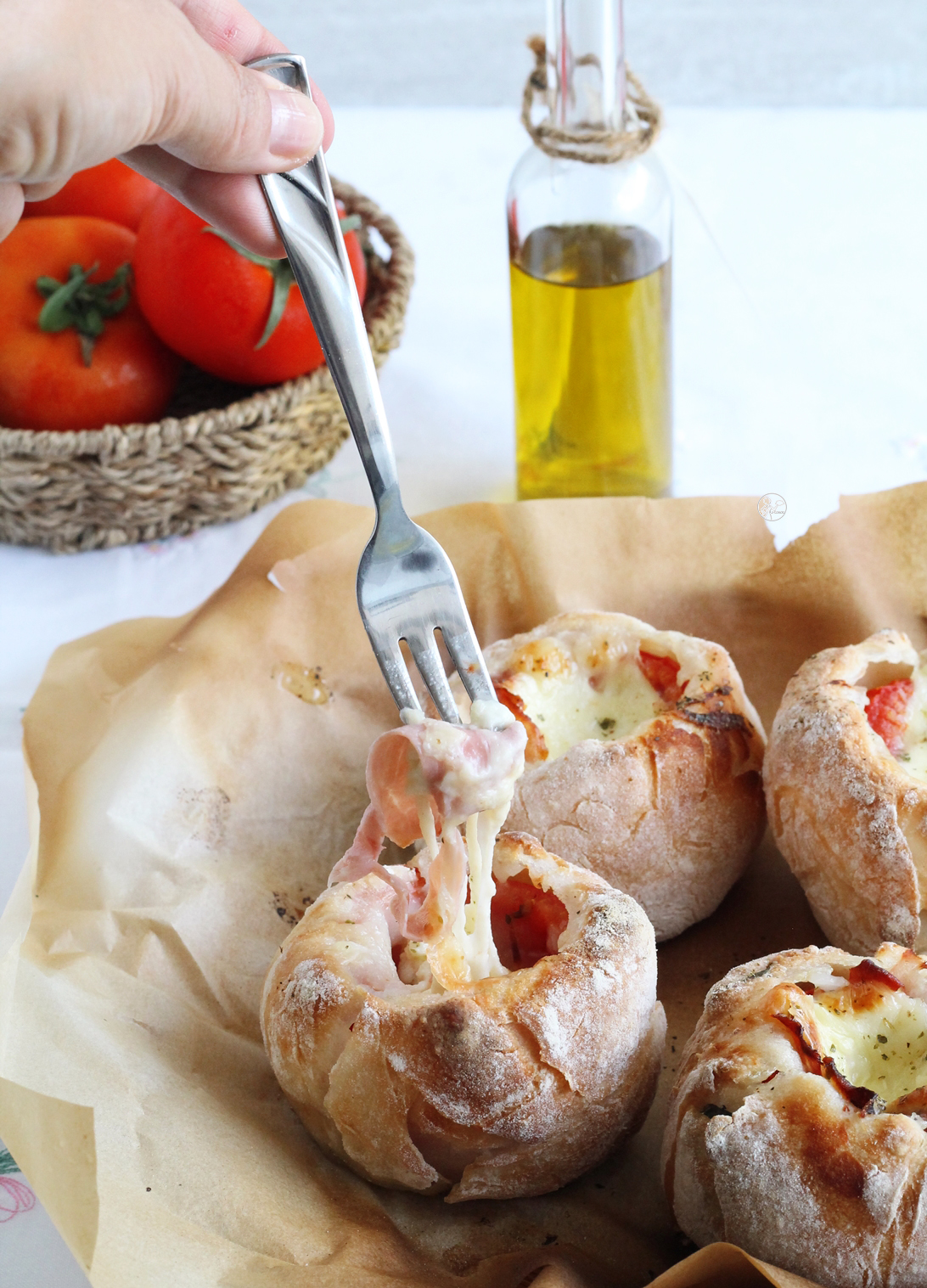 Paniers de tomates sans gluten - La Cassata Celiaca