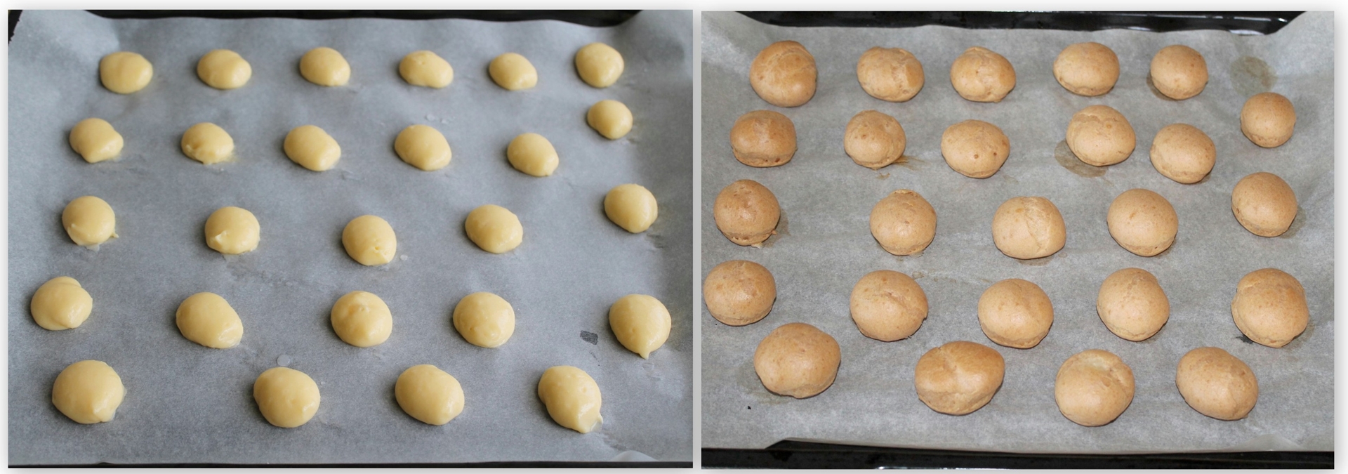 Profiteroles al caffè senza glutine - La Cassata Celiaca