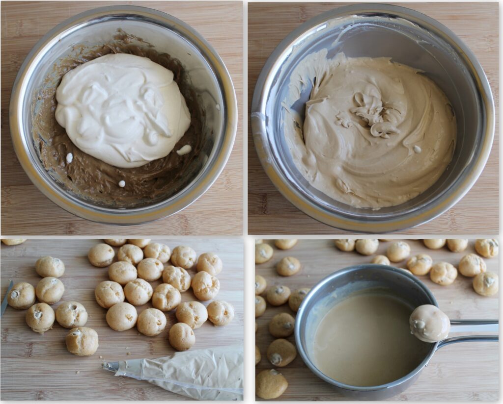 Profiteroles au café sans gluten - La Cassata Celiaca