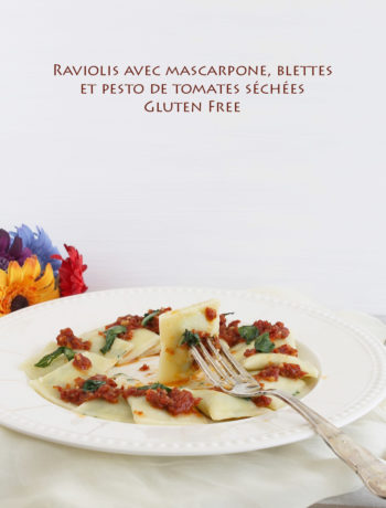 Raviolis sans gluten, avec blettes, mascarpone et tomates séchées - La Cassata Celiaca