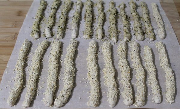 Gressins complets sans gluten - La Cassata Celiaca