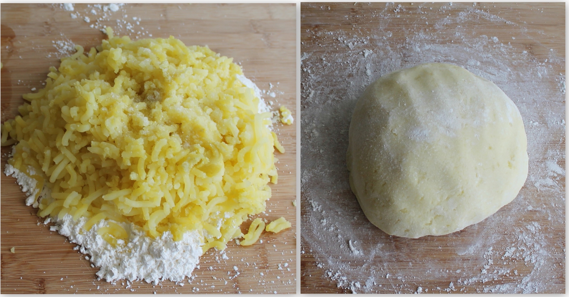 Ravioli di patate con ragù di pesce - La Cassata Celiaca