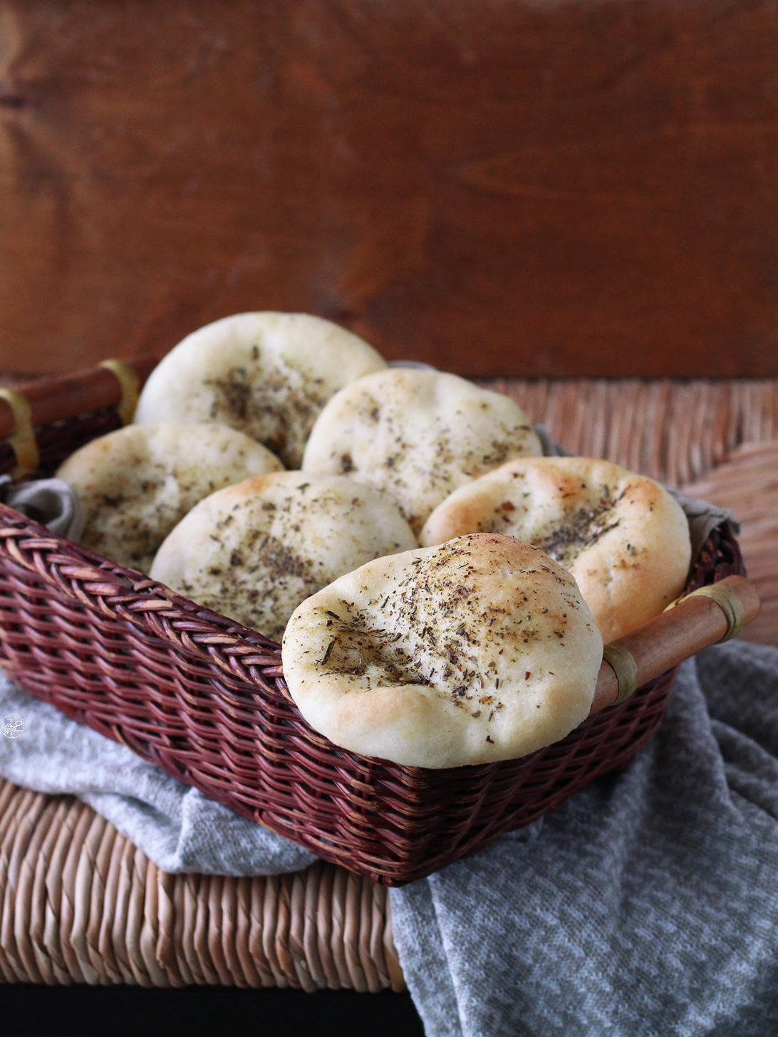 Manakish senza glutine con za'atar - La Cassata Celiaca