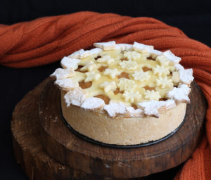 Crostata senza glutine con cachi e noci - La Cassata Celiaca