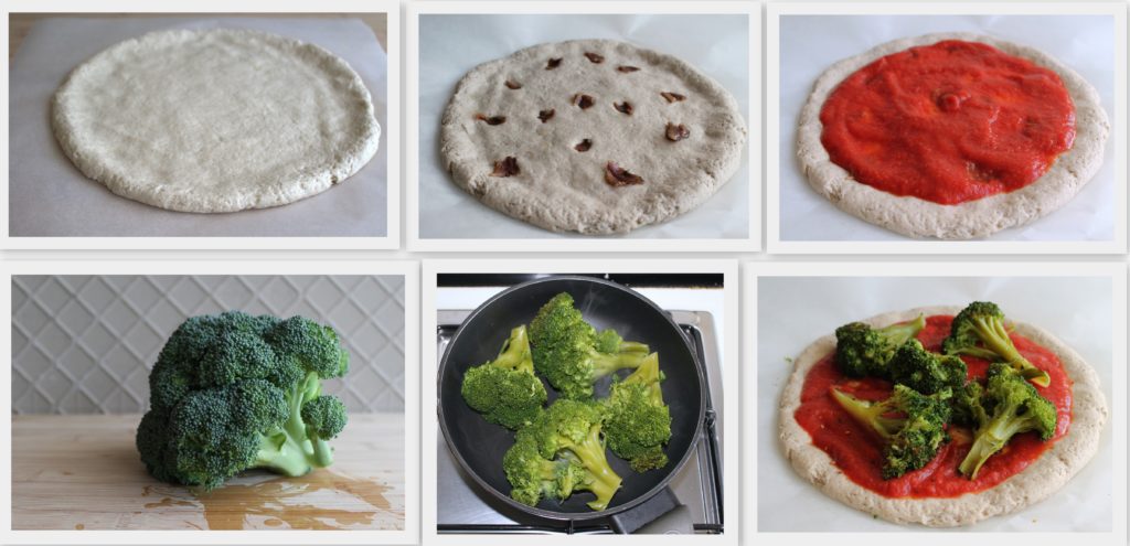 Pizza rustique aux brocolis sans gluten - La Cassata Celiaca
