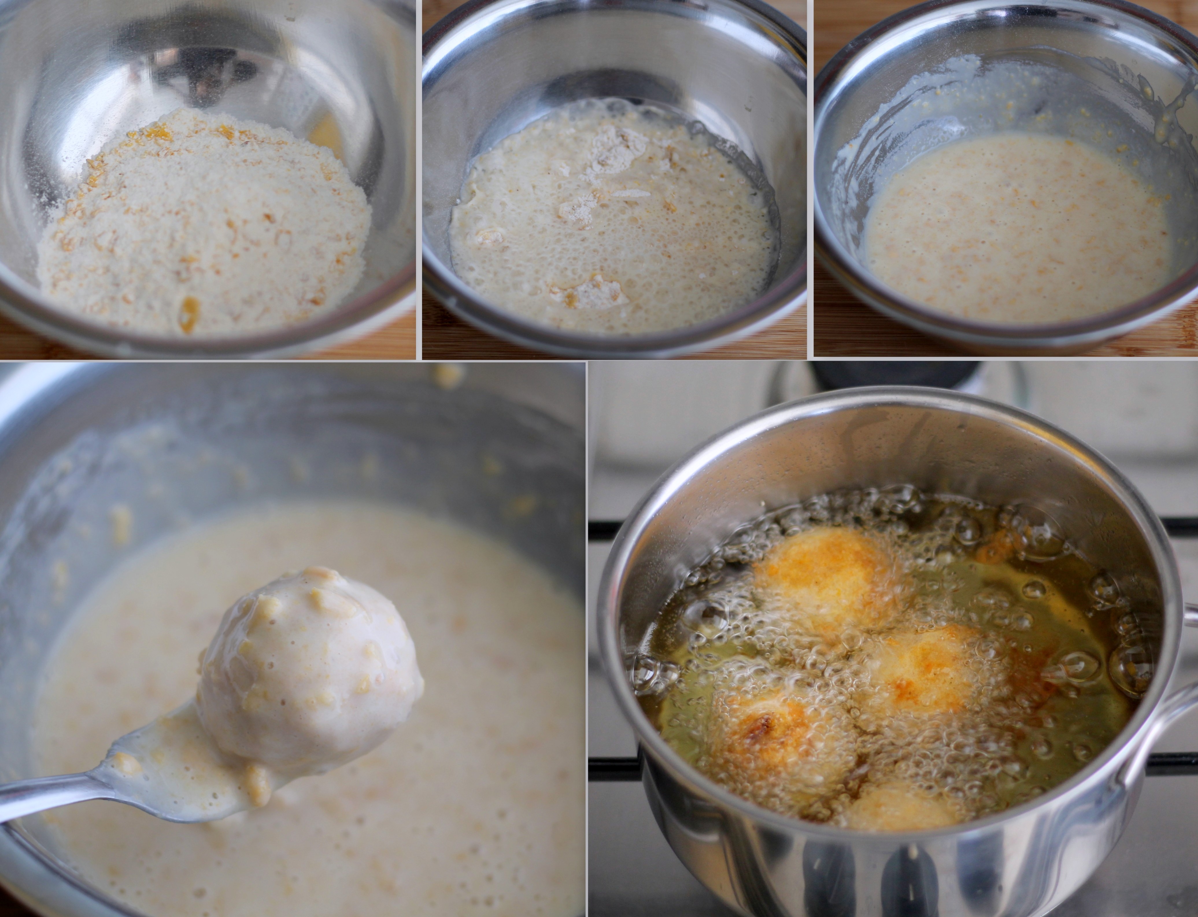 Polpette di pane e zucca in pastella senza glutine - La Cassata Celiaca