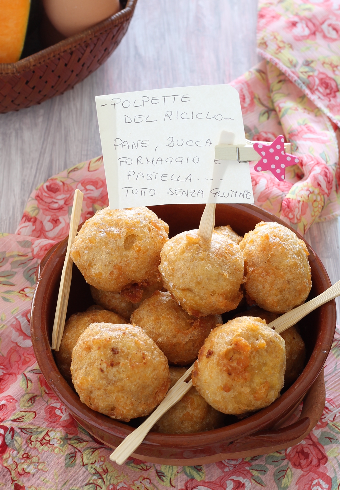 Polpette di pane e zucca in pastella senza glutine - La Cassata Celiaca