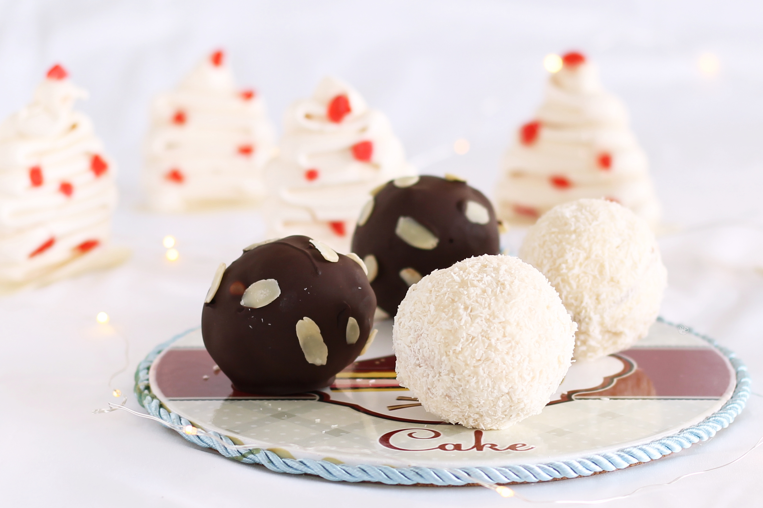 Boules de neige à la meringue sans gluten - La Cassata Celiaca