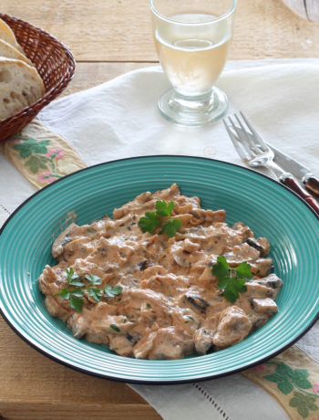 Bœuf Stroganoff sans gluten - La Cassata Celiaca