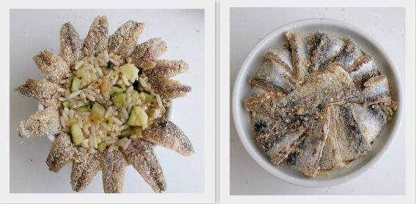 Tarte aux anchois, céréales et courgettes - La Cassata Celiaca