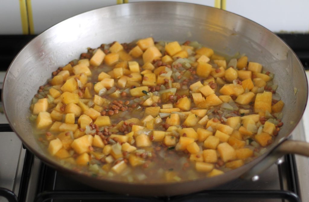 Fusilli senza glutine con lenticchie e zucca - La Cassata Celiaca