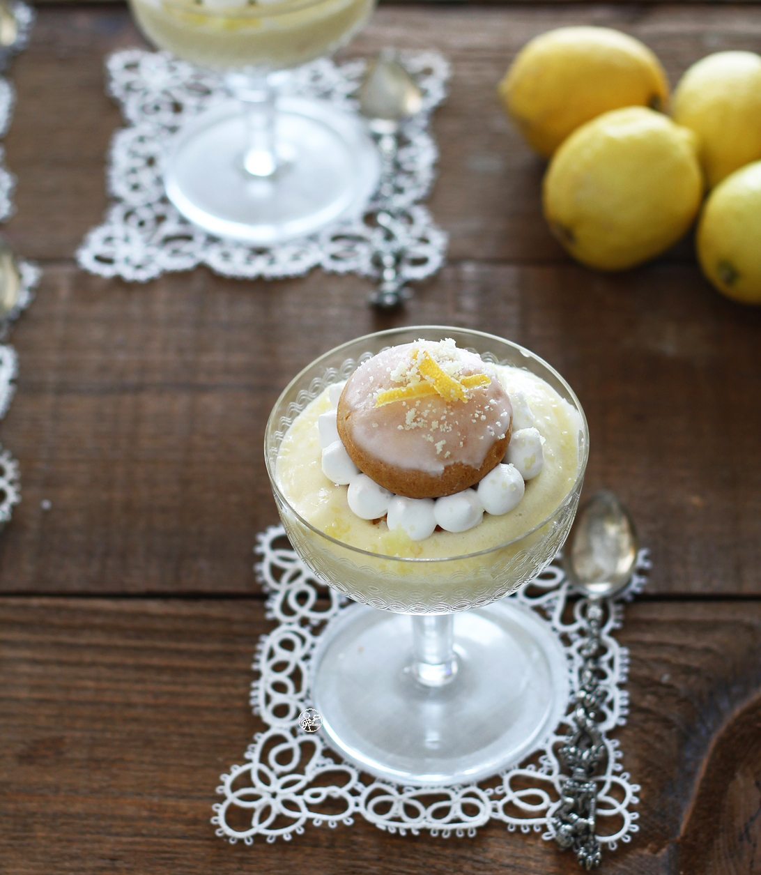 Bignè al limone senza glutine in coppa - La Cassata Celiaca