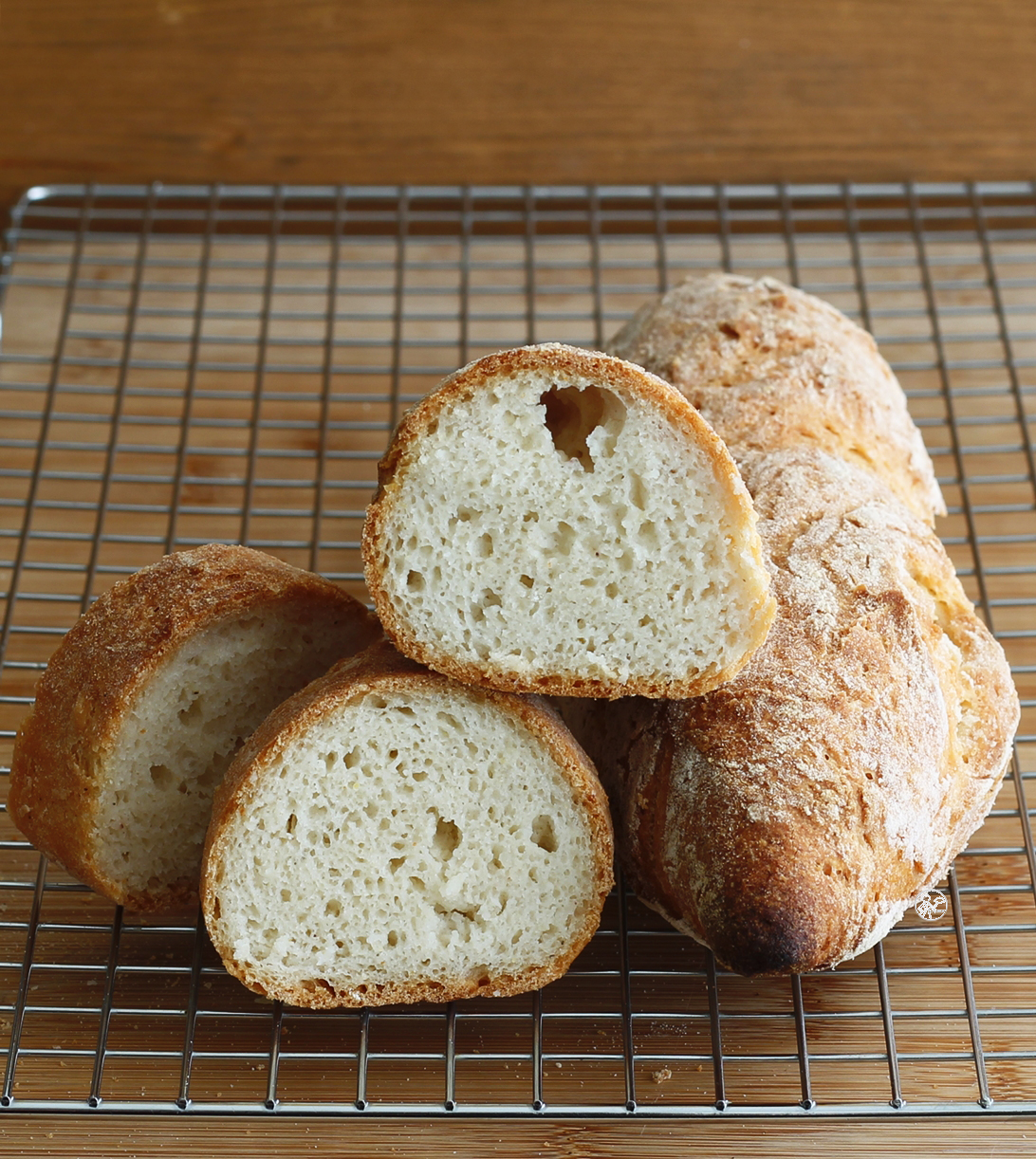 Filoni di pane senza mix e senza glutine - La Cassata Celiaca